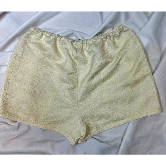 Free People Pearl Satin Shorts Drawstring Waist Tofu L - Picture 15 of 16